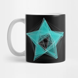 Star Digital Wireframe Mug